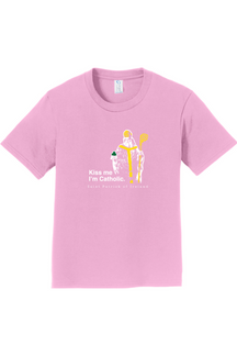 Kiss Me, I'm Catholic - St Patrick of Ireland Youth T-Shirt