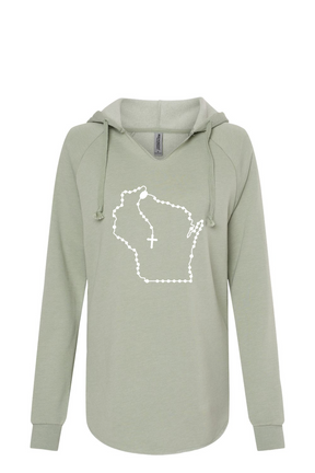 Wisconsin Catholic Rosary Drop Hoodie