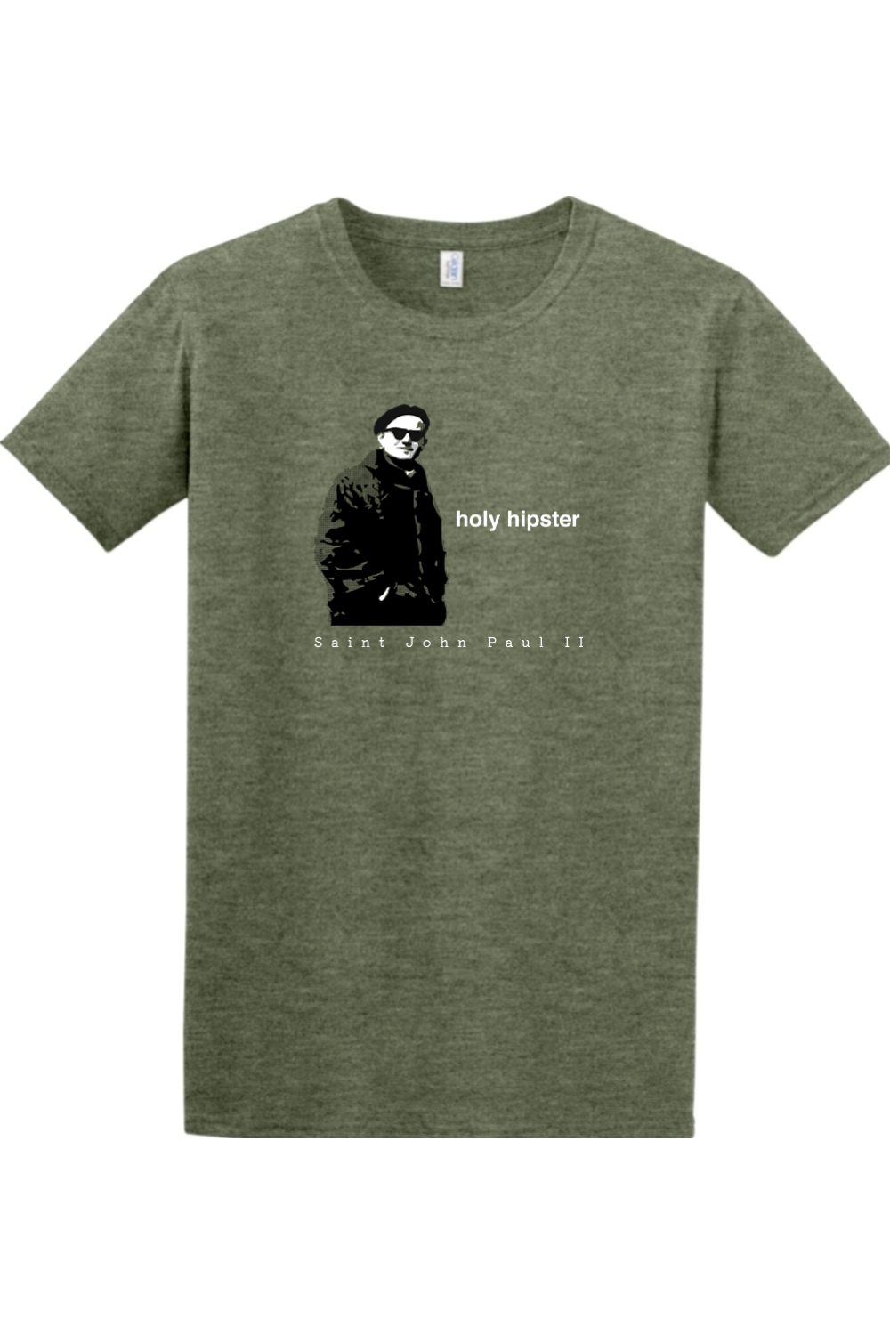 Holy Hipster - St. John Paul II Adult T-shirt