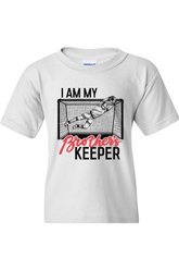 I am my Brother's Keeper - Catholic Soccer Youth T-Shirt