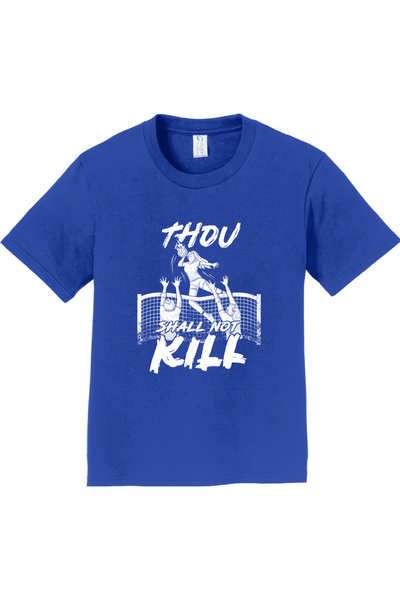 Thou Shall Not Kill - Catholic Volleyball - Youth T-Shirt
