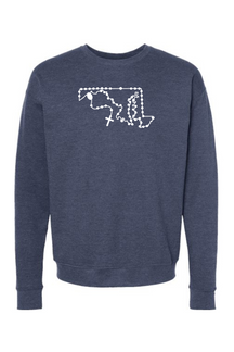 Maryland Catholic Rosary Crewneck Sweatshirt