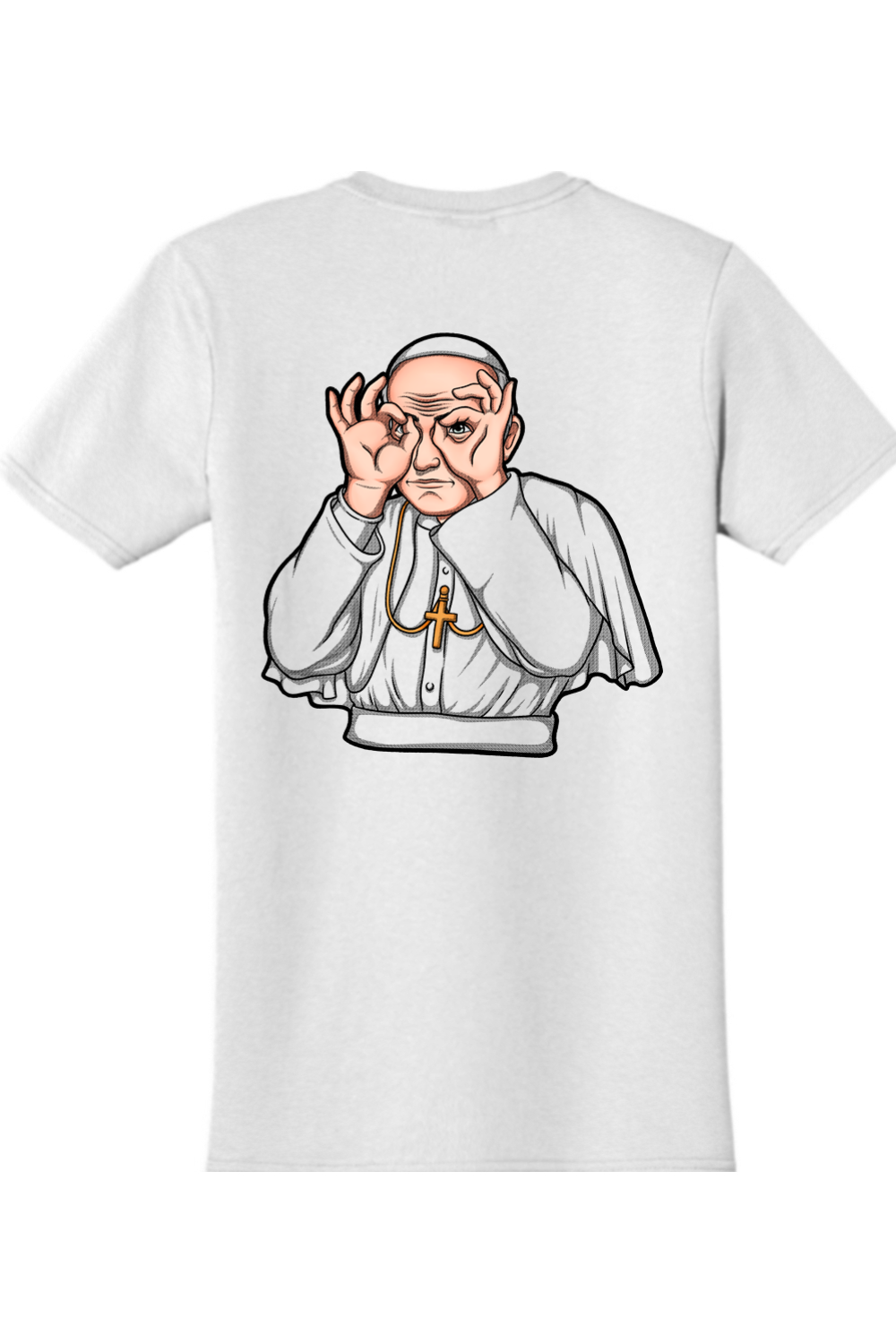 Silly JPII Full Back Adult T-shirt