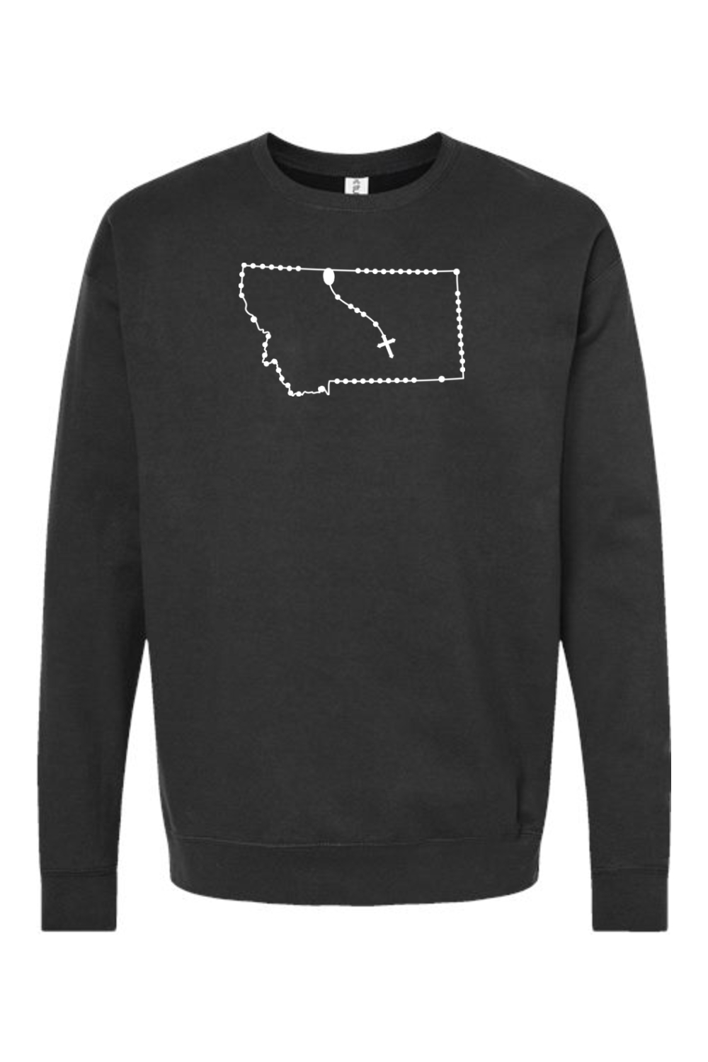 Montana Catholic Rosary Crewneck Sweatshirt