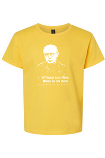 Without Sacrifice - St. Maximilian Kolbe Youth T-Shirt