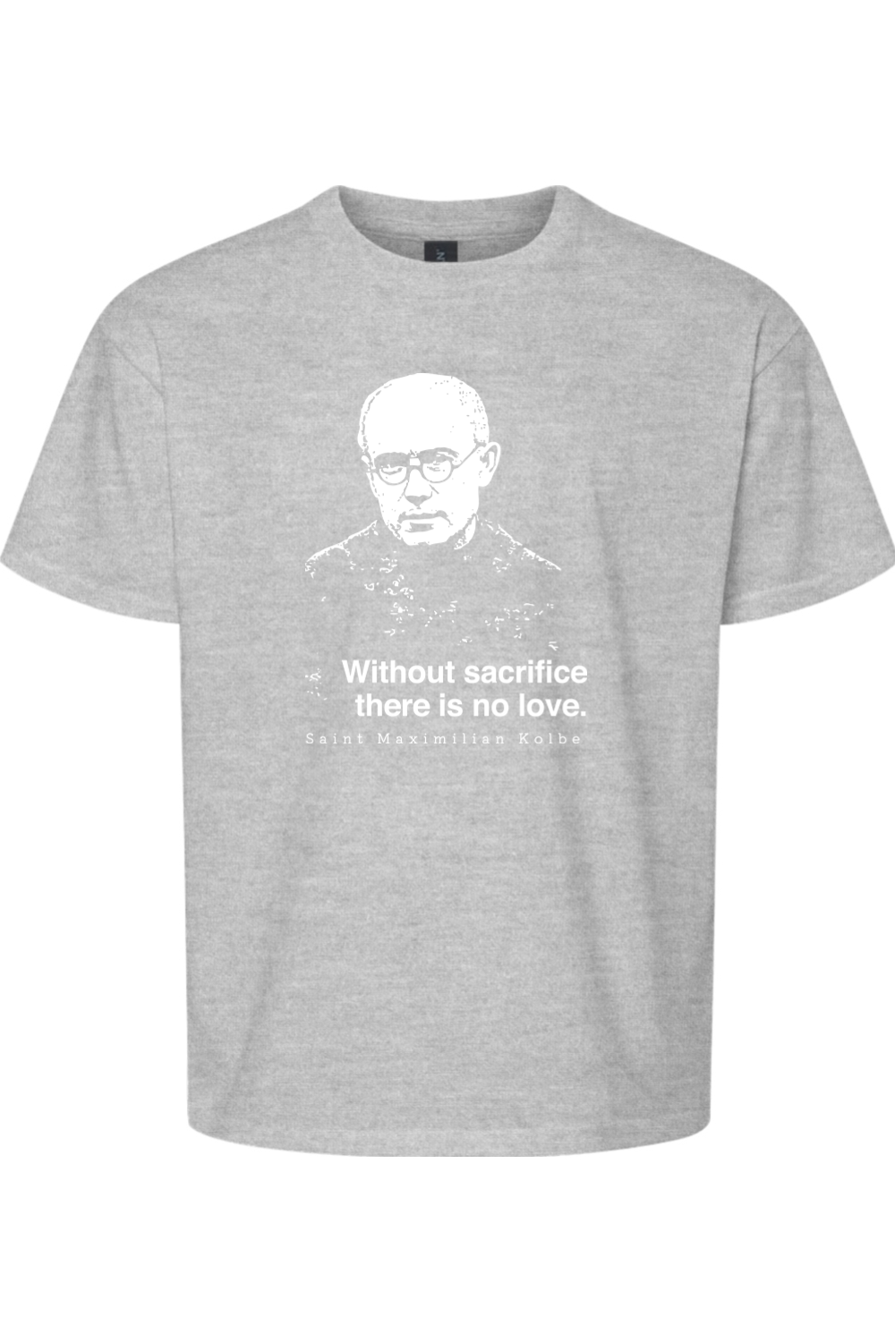 Without Sacrifice - St. Maximilian Kolbe Youth T-Shirt
