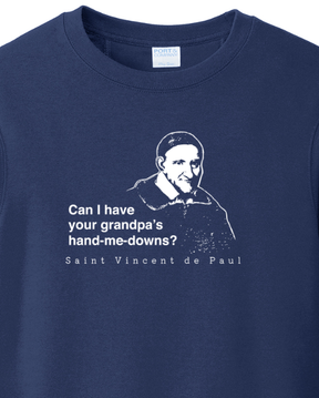 Grandpa's Hand-me-downs - St Vincent de Paul - Crewneck Sweatshirt