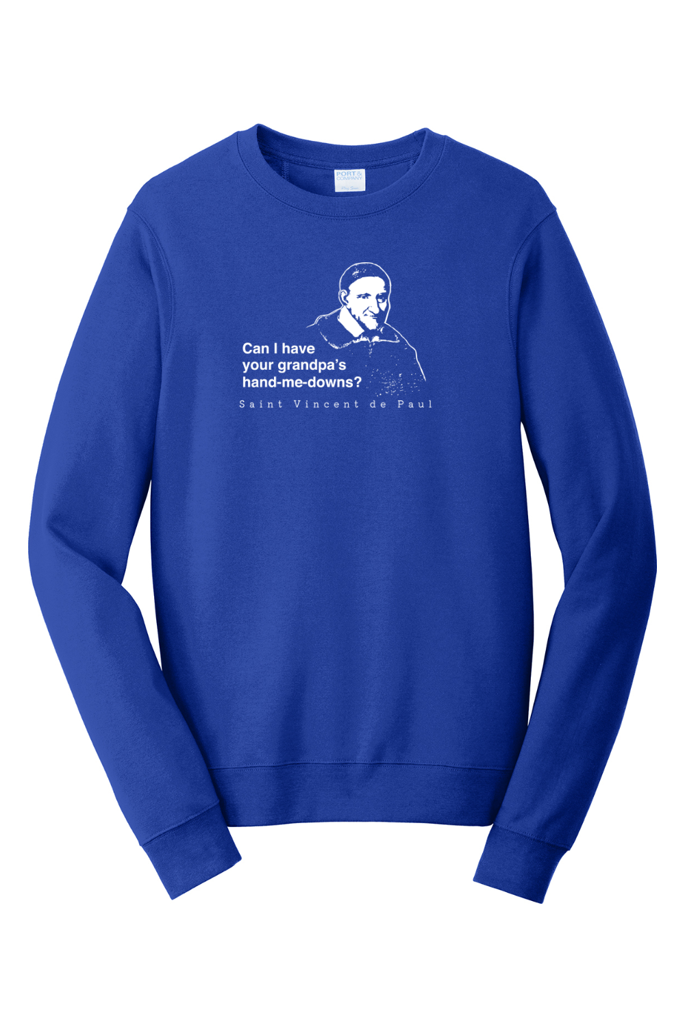Grandpa's Hand-me-downs - St Vincent de Paul - Crewneck Sweatshirt