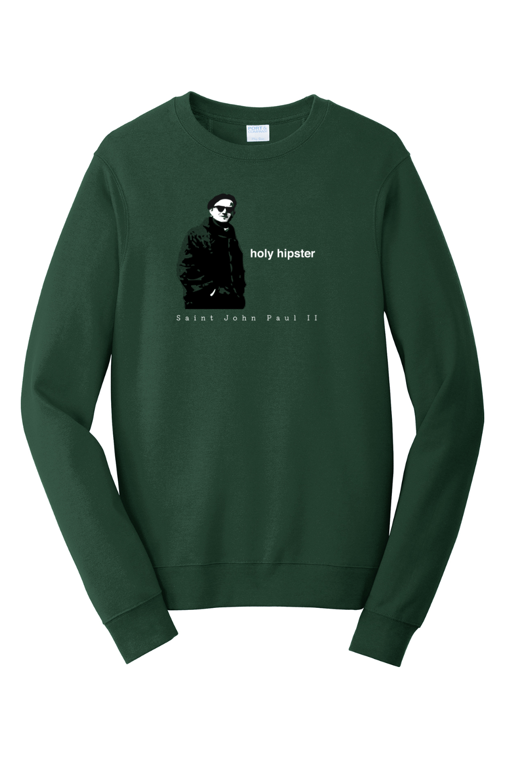 Holy Hipster - St. John Paul II - Crewneck Sweatshirt