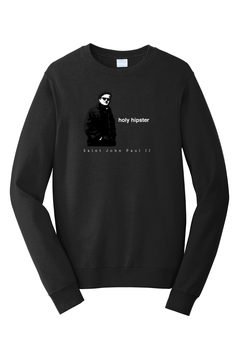 Holy Hipster - St. John Paul II - Crewneck Sweatshirt