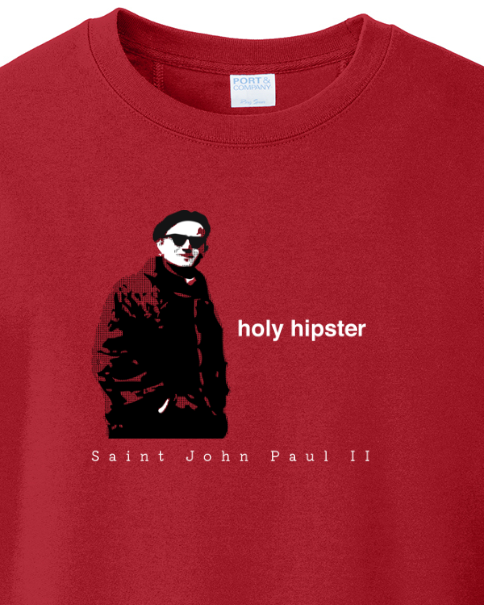 Holy Hipster - St. John Paul II - Crewneck Sweatshirt