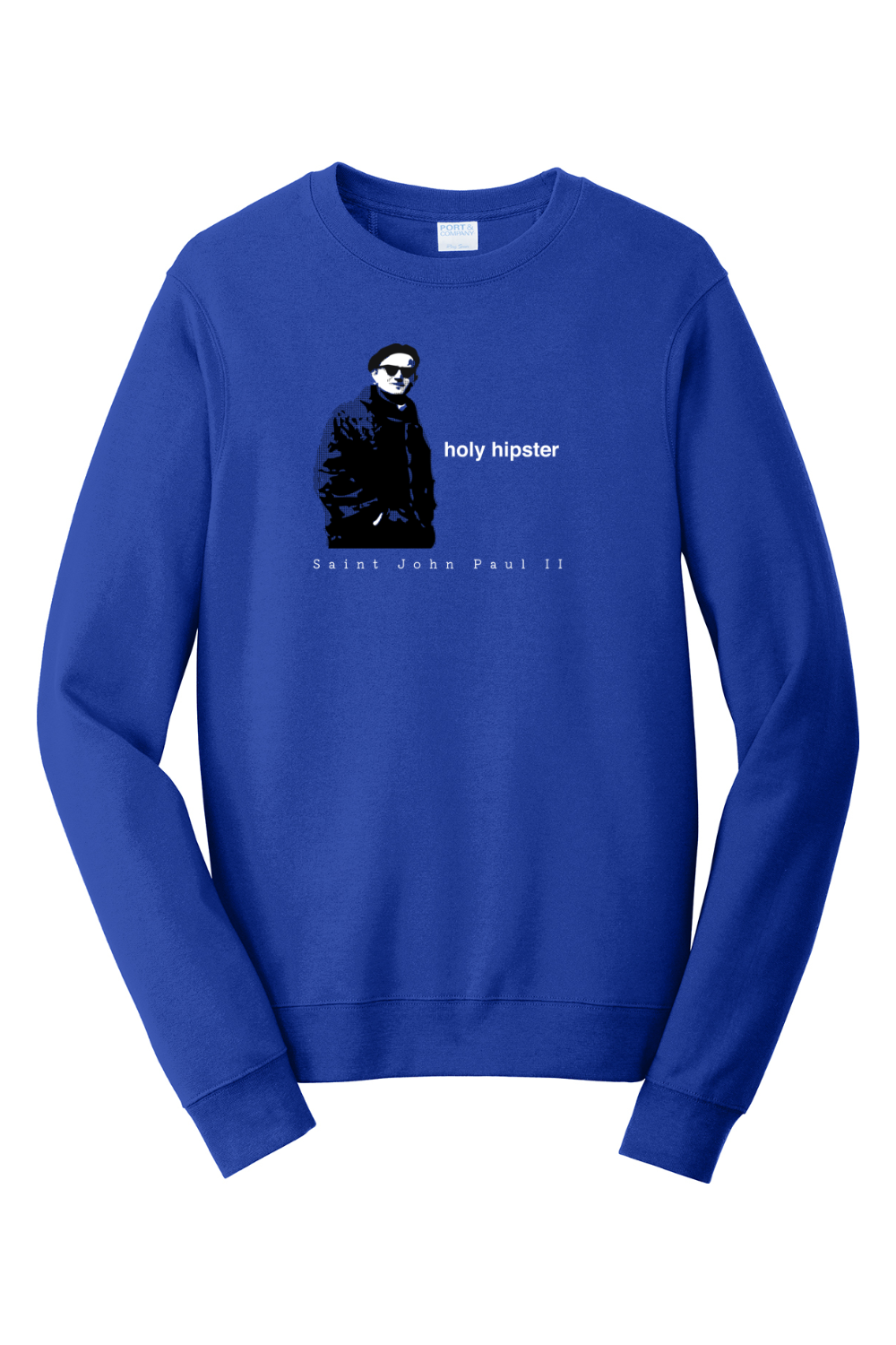 Holy Hipster - St. John Paul II - Crewneck Sweatshirt