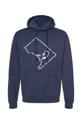 Washington D.C. Catholic Rosary Hoodie Sweatshirt