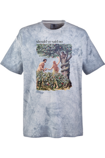 Should've Said No - Adam and Eve Adult T-shirt - Comfort Colors