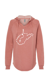 West Virginia Catholic Rosary Drop Hoodie