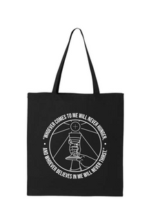 Whoever Comes to Me - John 6:35 Tote Bag