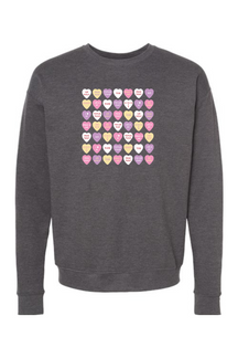 Candy Hearts - Crewneck Sweatshirt