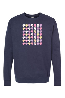 Candy Hearts - Crewneck Sweatshirt