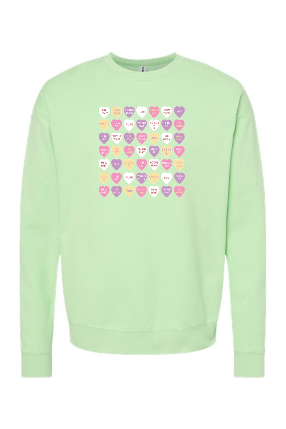 Candy Hearts - Crewneck Sweatshirt