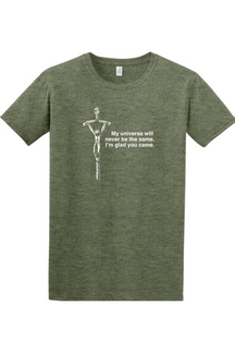 Glad He Came - Crucifix Adult T-shirt