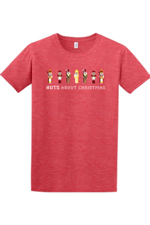 Nuts About Christmas Adult T-shirt