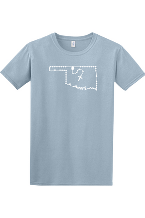 Oklahoma Catholic Rosary Adult T-shirt