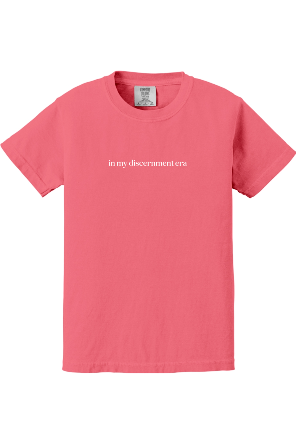 In My Discernment Era Youth T-shirt - Comfort Colors