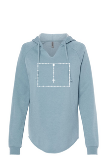 Wyoming Catholic Rosary Drop Hoodie