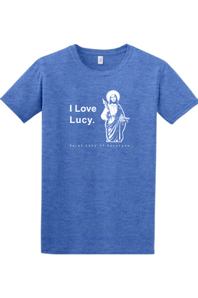 I Love Lucy - St Lucy of Syracuse Adult T-Shirt
