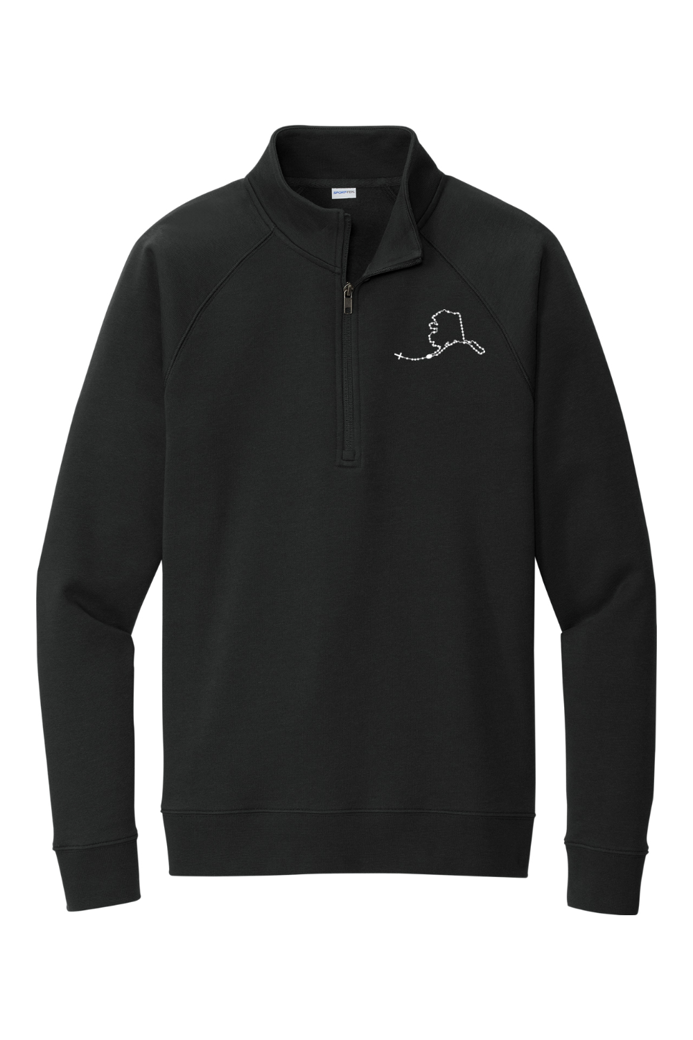 Alaska Catholic Rosary Quarter Zip Sweatshirt