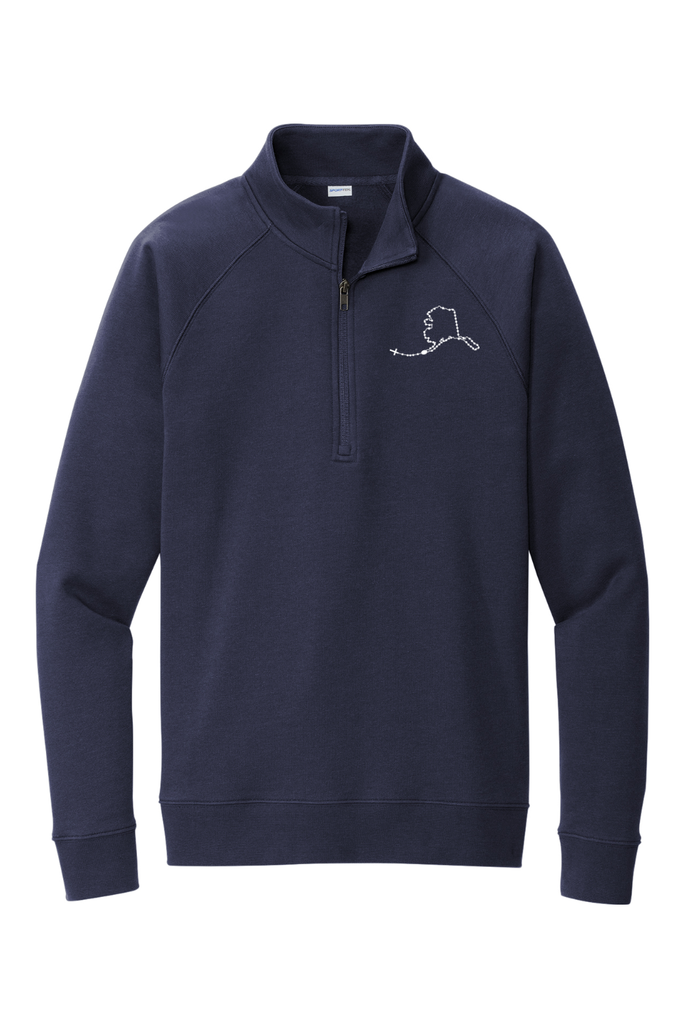 Alaska Catholic Rosary Quarter Zip Sweatshirt