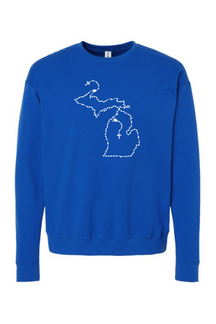 Michigan Catholic Rosary Crewneck Sweatshirt