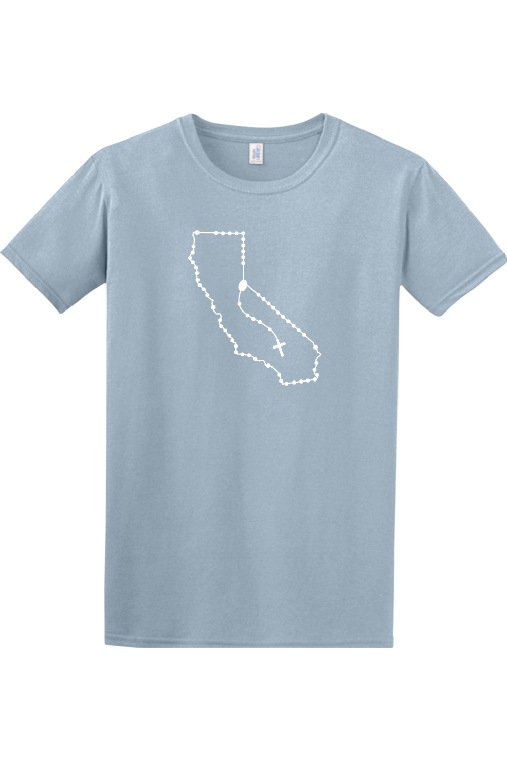 California Catholic Rosary Adult T-shirt