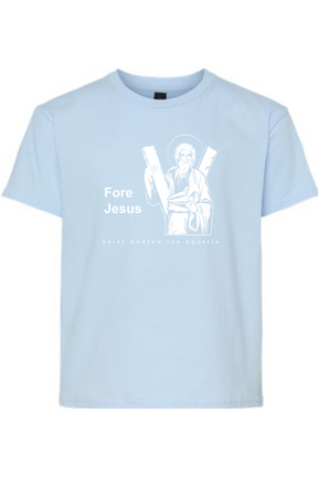 Fore Jesus - St. Andrew the Apostle Youth T-Shirt