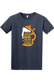 Beer Stein Quote - Adult T-shirt