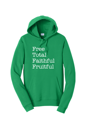 Free Total Faithful Fruitful - Theology of the Body Hoodie Sweatshirt