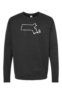 Massachusetts Catholic Rosary Crewneck Sweatshirt