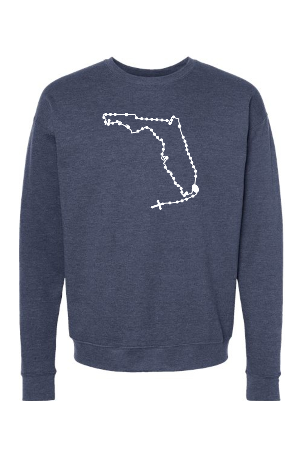 Florida Catholic Rosary Crewneck Sweatshirt