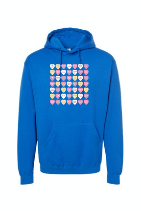 Candy Hearts - Hoodie Sweatshirt