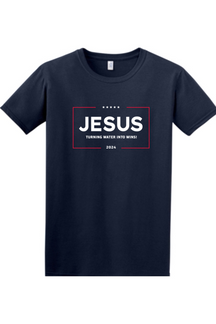 Turning Water into Wins - Jesus 2024 Adult T-Shirt