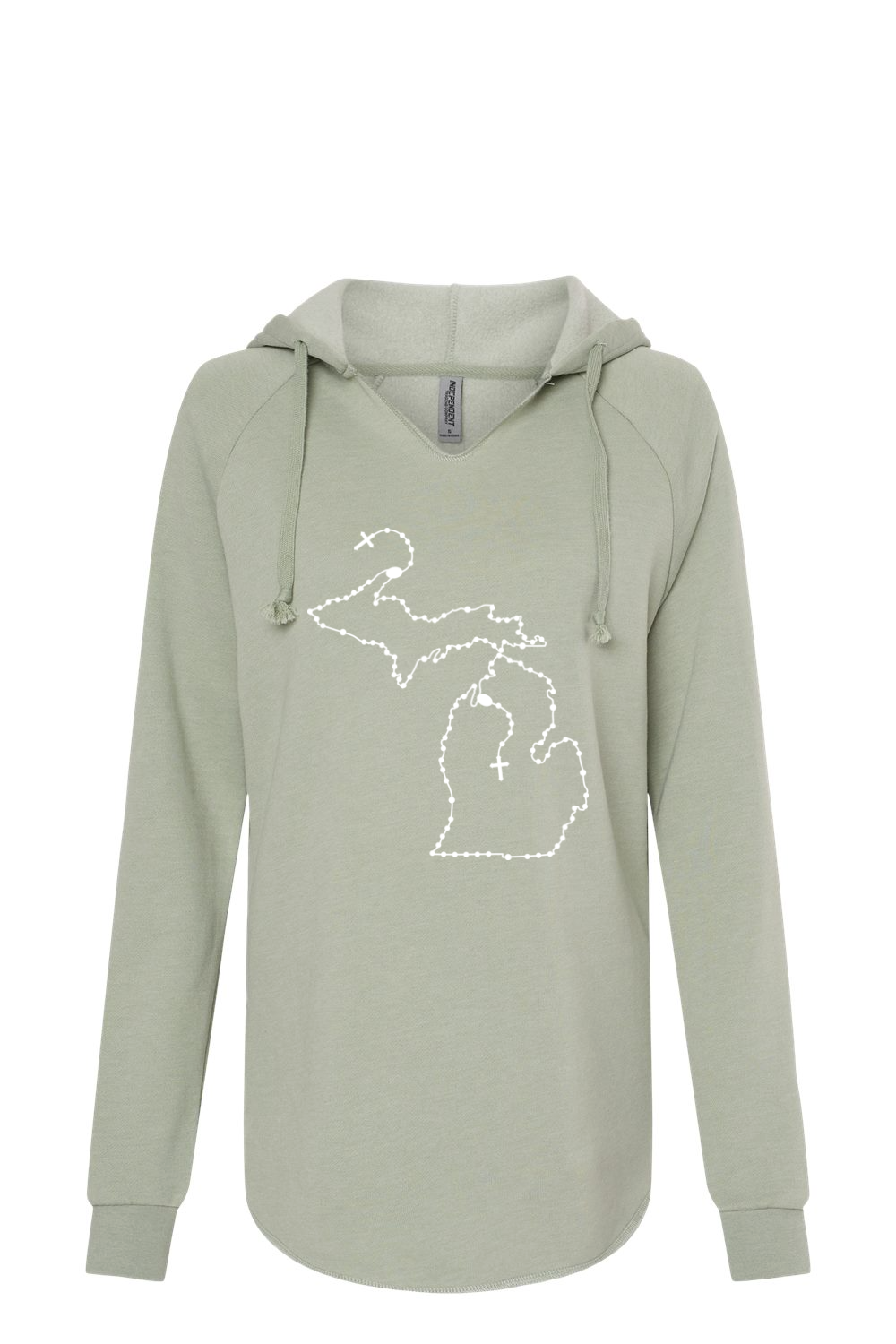 Michigan Catholic Rosary Drop Hoodie