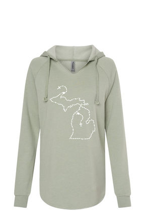 Michigan Catholic Rosary Drop Hoodie