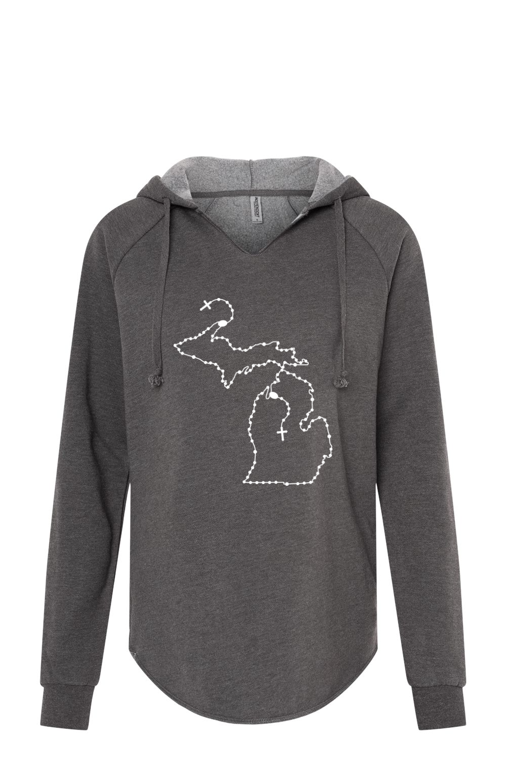 Michigan Catholic Rosary Drop Hoodie