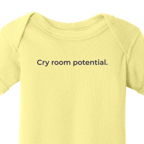 Cry Room Potential Onesie