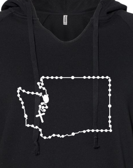 Washington Catholic Rosary Drop Hoodie