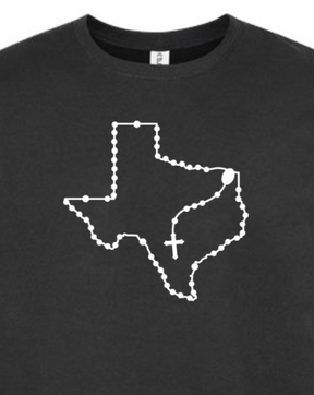 Texas Catholic Rosary Crewneck Sweatshirt