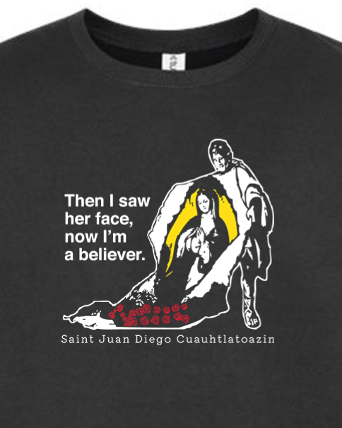 Then I Saw Her Face - St. Juan Diego Crewneck Sweatshirt