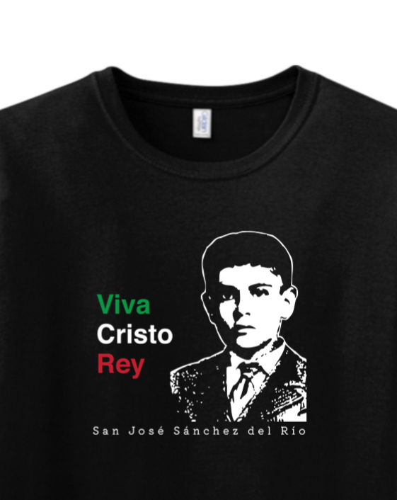 Viva Cristo Rey - St. Jose Sanchez del Rio Adult T-Shirt