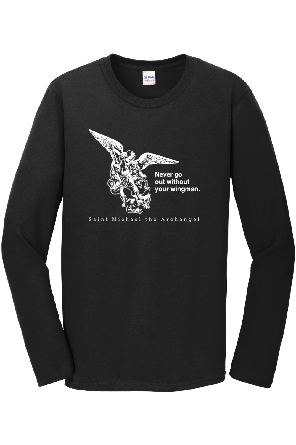 St. Michael the Archangel Long Sleeve Shirt | Catholic Apparel \u0026 Gifts