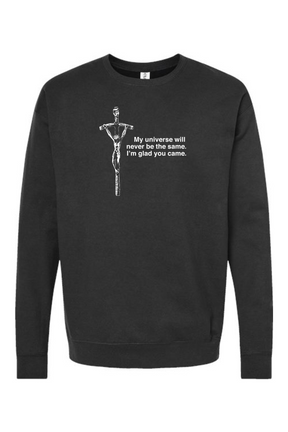 Glad He Came - Crucifix Crewneck Sweatshirt